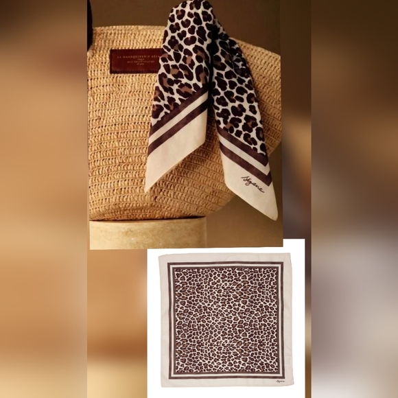 Sezane Accessories - NiB! Sézane Leopard Le Foulard Scarf